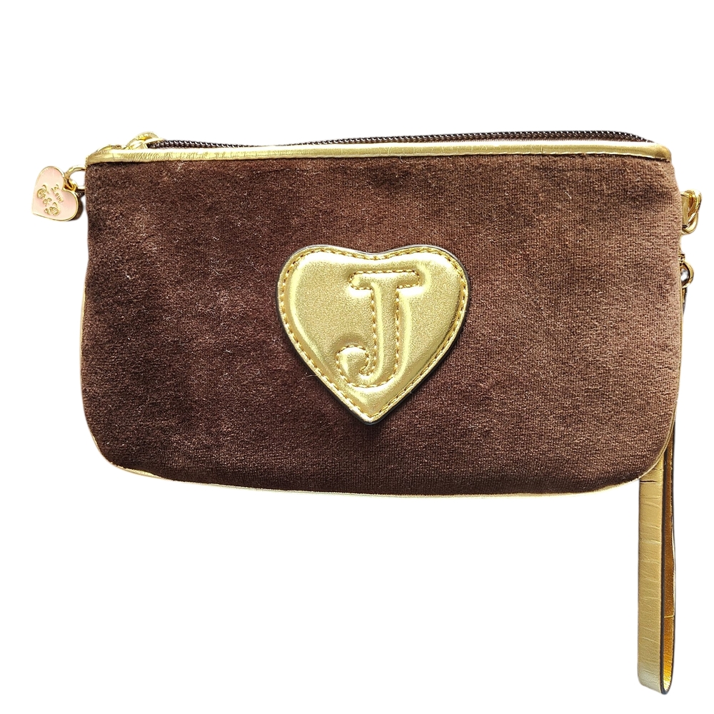 Juicy Couture Velvet Velour Wristlet Never Used - Picture 2 of 5